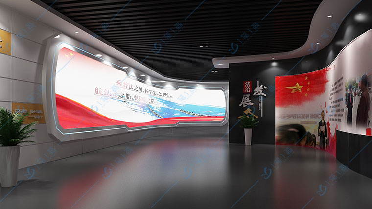 数字化法治教育基地-法制教育展厅多媒体互动设备-西安一笔一画科技有限公司