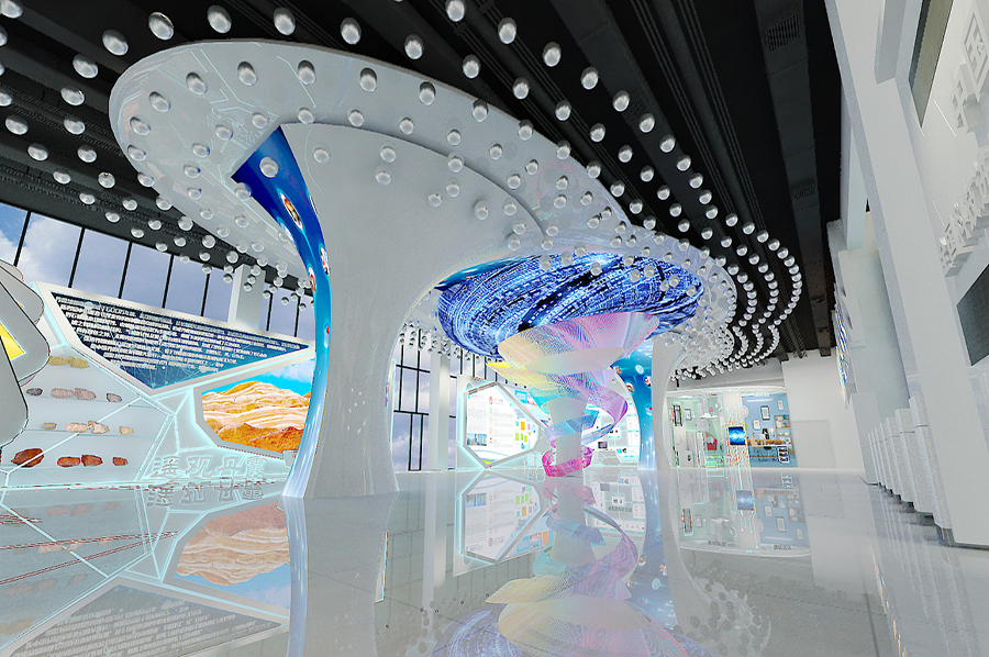 城市规划馆设计，展厅多媒体升级改造，展厅部分展项设计与施工