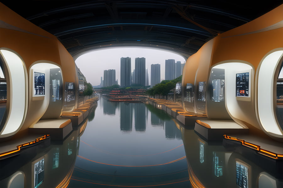 智慧展馆，历史文化名城展览馆，历史文化名城数字馆陈列展览馆设计