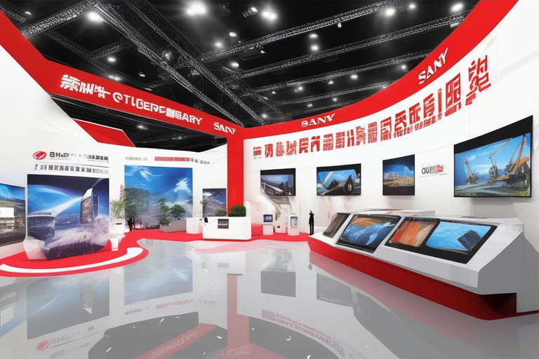 工程机械公司展厅策划方案，企业展厅装修，企业馆，企业馆设计案例