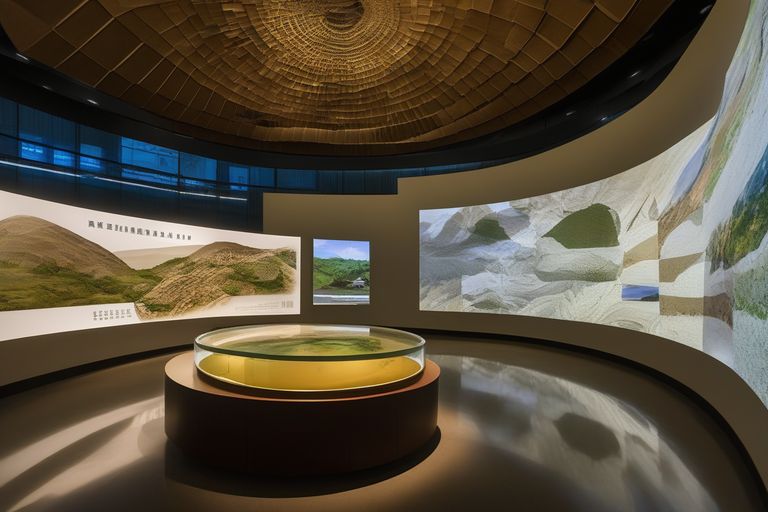 生物多样性保护教育基地设计，环境教育基地室内展陈方案，一笔一画展厅设计公司