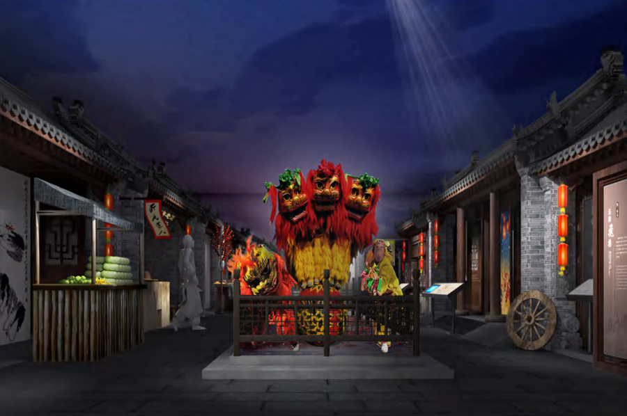 市文化馆《文化馆里享非遗》展厅设计方案，文化馆非物质文化遗产保护宣传展厅