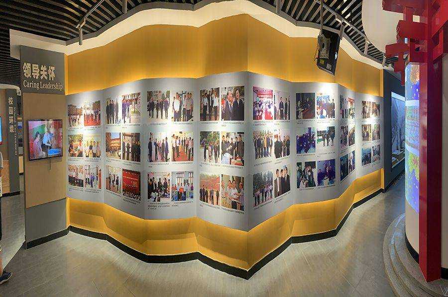 校史展馆设备,大学校史馆施工图,职业技术学院校史展厅效果图