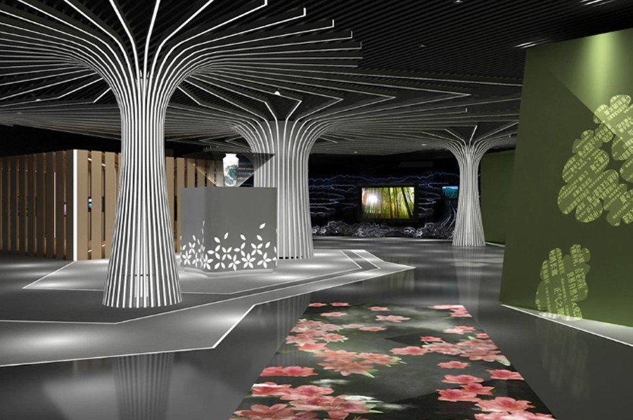 国防教育基地施工,