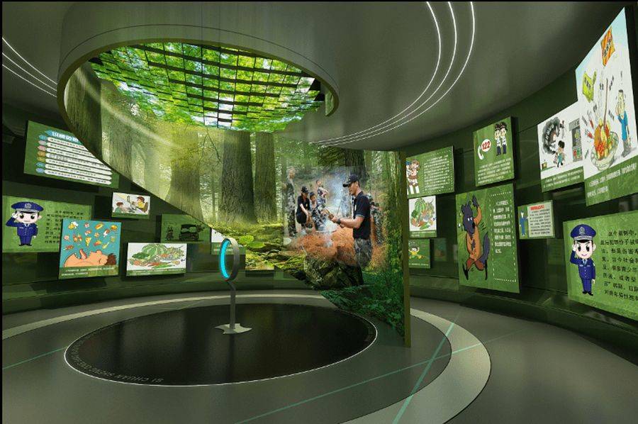 法治教育展馆施工图,青少年法制文化教育展厅施工,未成年道德与法制基地施工图