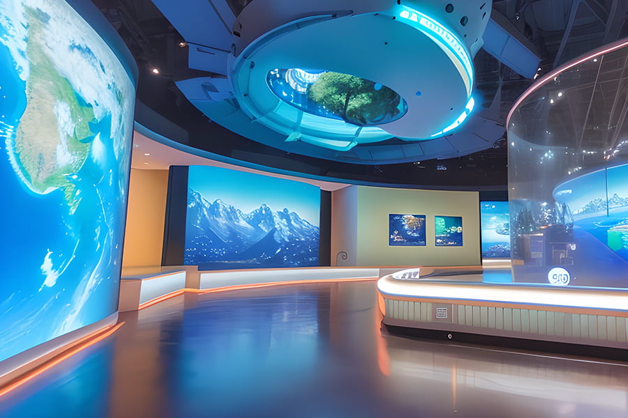 气象展览馆效果图