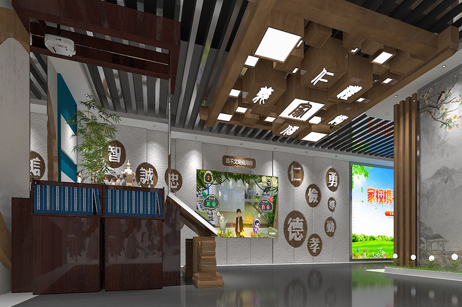 家风家训展览馆设备,廉洁家风家训展厅设计,红色家风家训展览馆建设