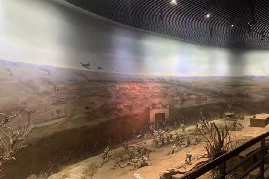 企业文化展厅效果图,母婴国企产品展馆设备,办公家具国企产品馆施工