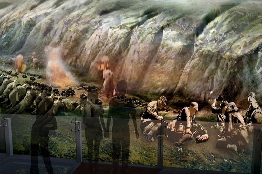 纪念馆建设,战争纪念馆效果图,八路军纪念馆效果图