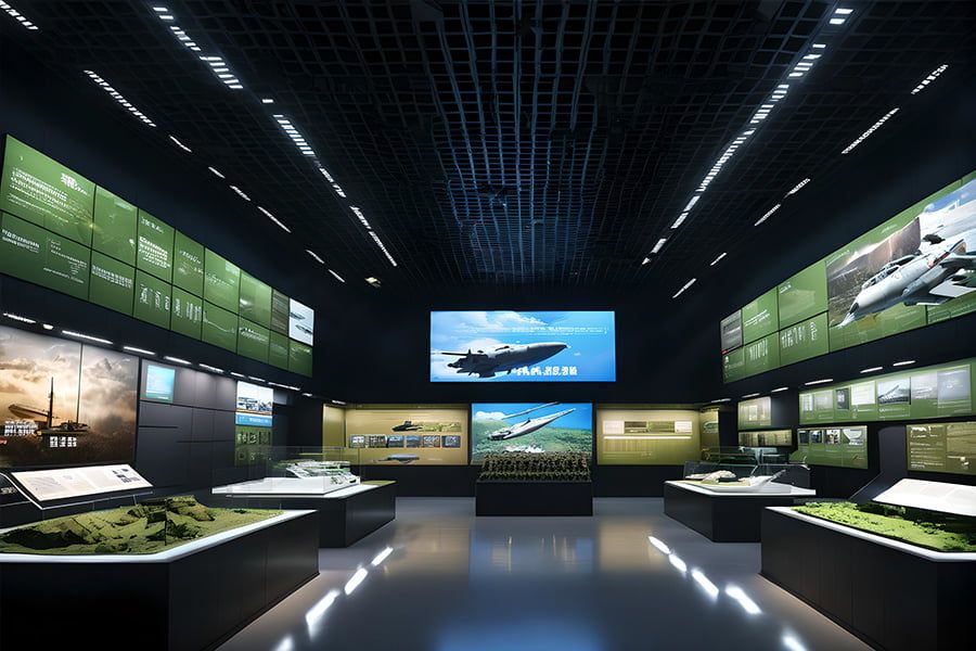 军史馆效果图,空降兵军史展馆建设,陆军军史展厅效果图