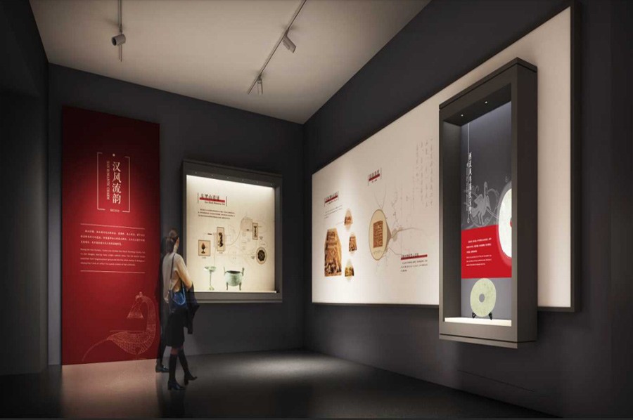 企业文化展馆建设,家居用品企业文化展厅方案,家用玻璃制品企业产品展厅施工图