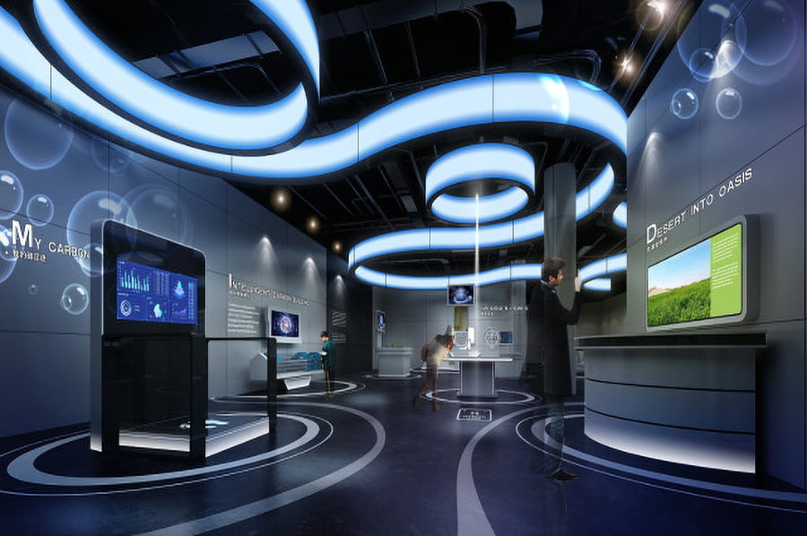 国企文化展厅设计,康复器械国企产品展馆效果图,康复器械国企产品展馆方案