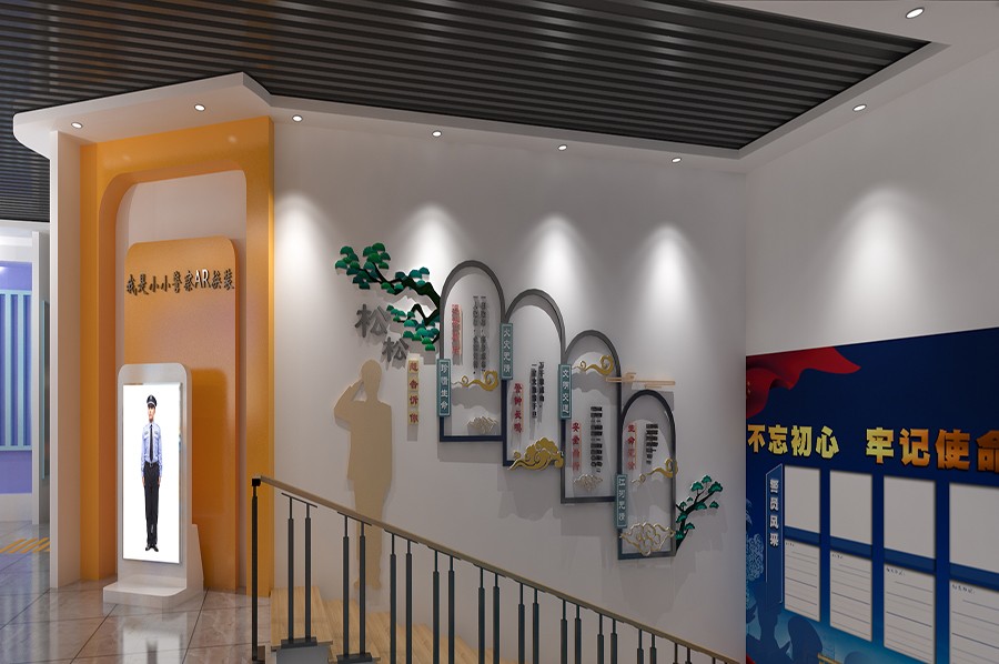 警史展厅施工图,支队警史展览馆设计,公安厅警史展厅施工图