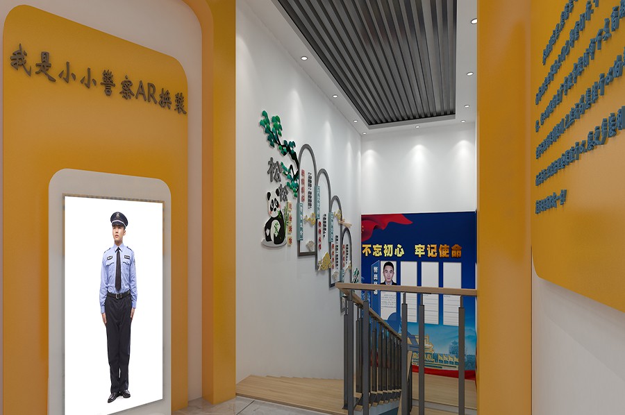 警史展厅效果图,公安警史馆方案,总队警史馆施工