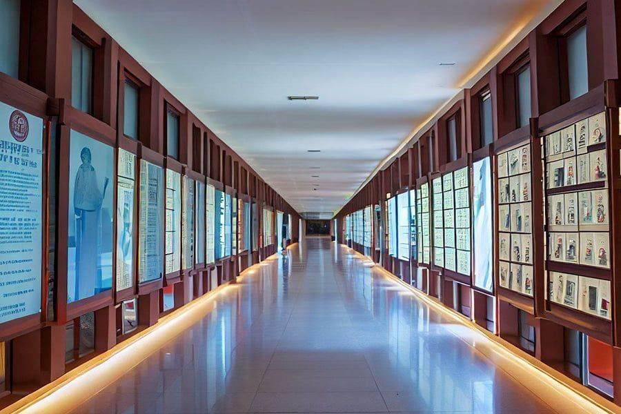 校史展馆建设,高中校史展厅施工图,高中校史馆方案