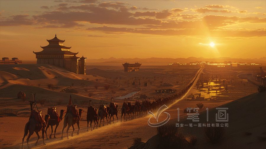 丝绸之路展厅，高科技一带一路展厅设计拟方案，多媒体互动展厅设计建设拟案例