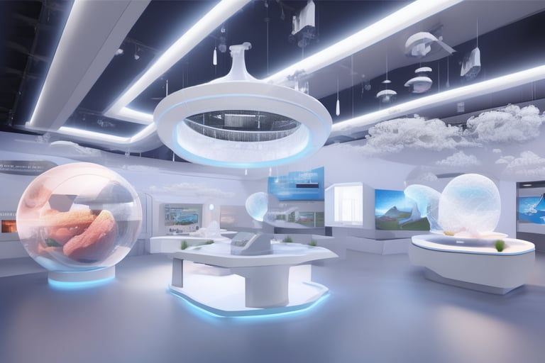 高科技国企博物馆,互动展示方案,数字化展览馆设计