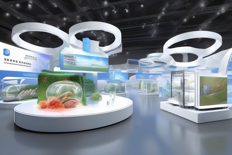 智慧国企文化馆建设方案, 创新国企展馆设计, 高科技展览馆策划