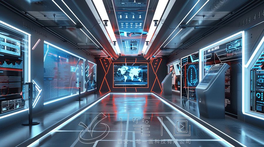 军史馆施工图,互动展览馆设计,数字化智能展馆建设方案