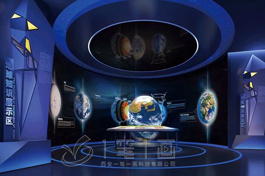 高科技军事展览馆设计,数字化海军展馆建设方案,智能军事展厅施工图