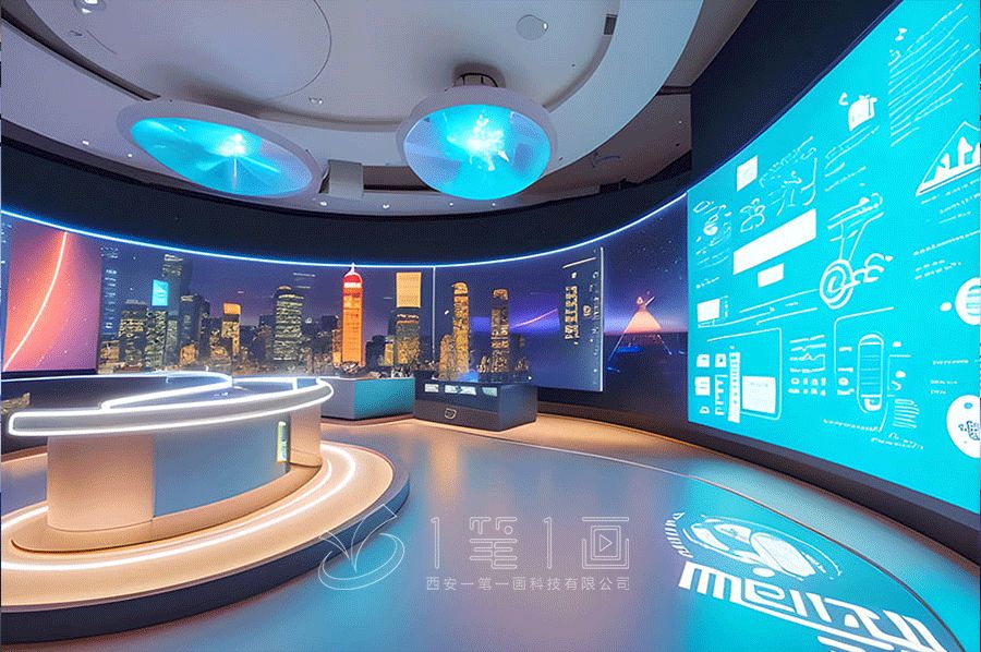 创新创意展厅设计,数字化外贸展览方案,AI智能展厅建设
