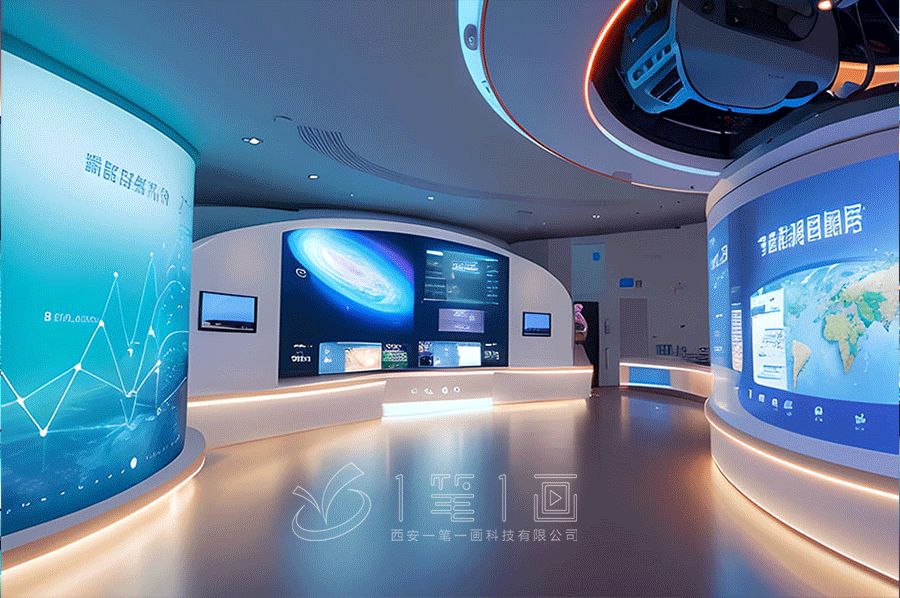 创新创意展示馆设计方案,智能多媒体互动展示馆设计,新时代高科技展览馆建设方案