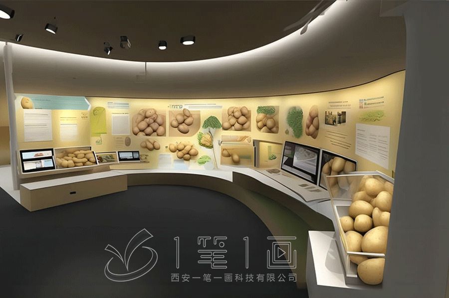 数字化农业展厅设计,智能种植互动展馆,高科技展览馆建设方案