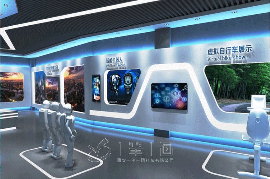 多媒体素质教育馆平面图,互动智慧教育展馆设计,数字化展览馆建设方案