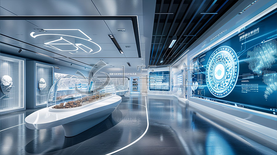 互动中医文化展馆效果图,智慧中医药展厅设计,数字化中医展览馆建设