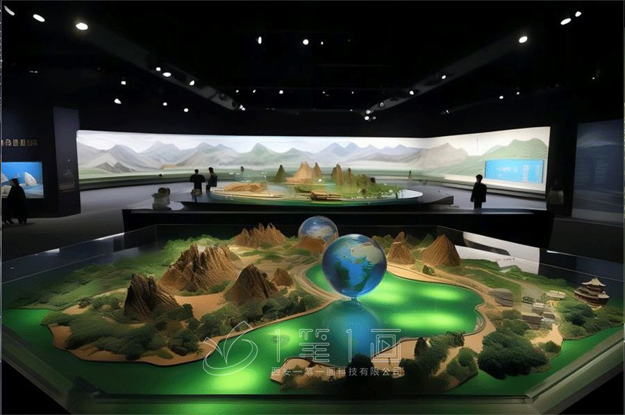 沉浸式外贸展馆解决方案, 多媒体数字化展厅设计, 智能互动展示科技