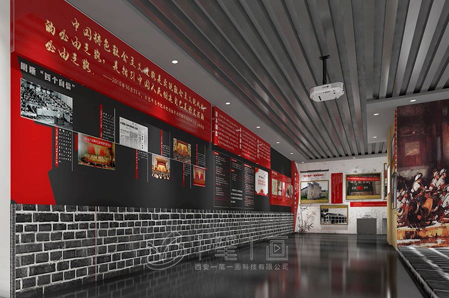 沉浸式新中国史传承馆平面图, 创新数字化展示, 智慧互动体验