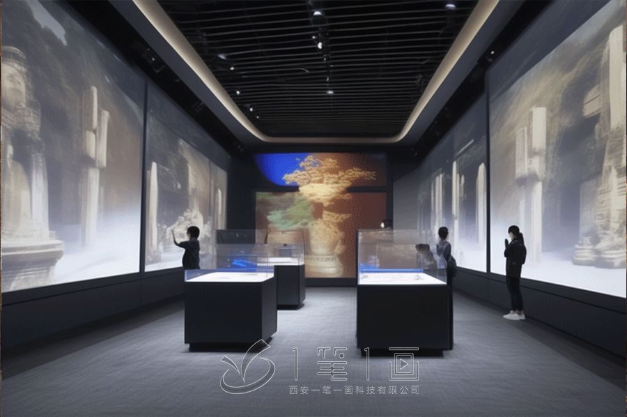 数字化多媒体展示馆设计,互动AI展馆建设方案,多媒体展览馆设计公司