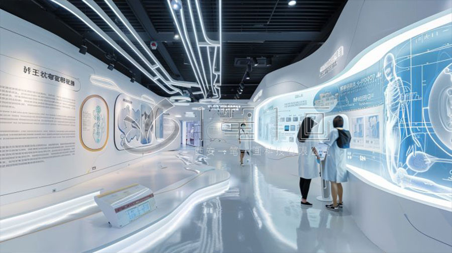 互动医技科普体验馆策划, 数字化医疗展示, 高科技医疗科普