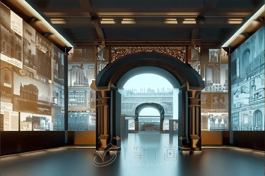 数字化历史展览馆设计,互动多媒体展馆建设,智能AI历史文化展示
