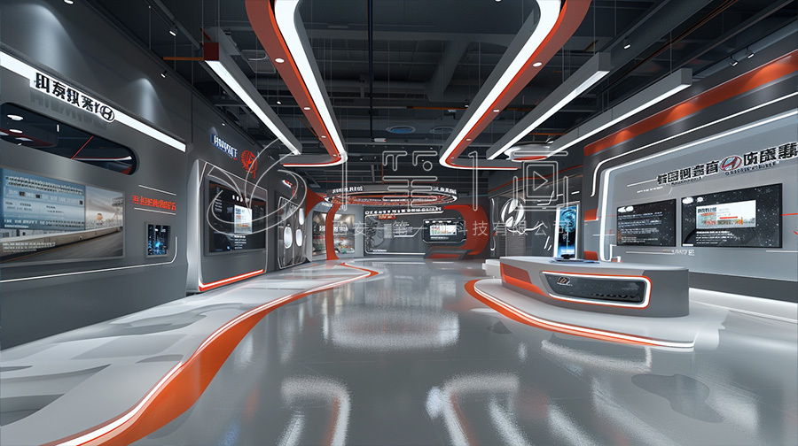 军史体验馆效果图,智能展馆设计,数字化展览馆方案