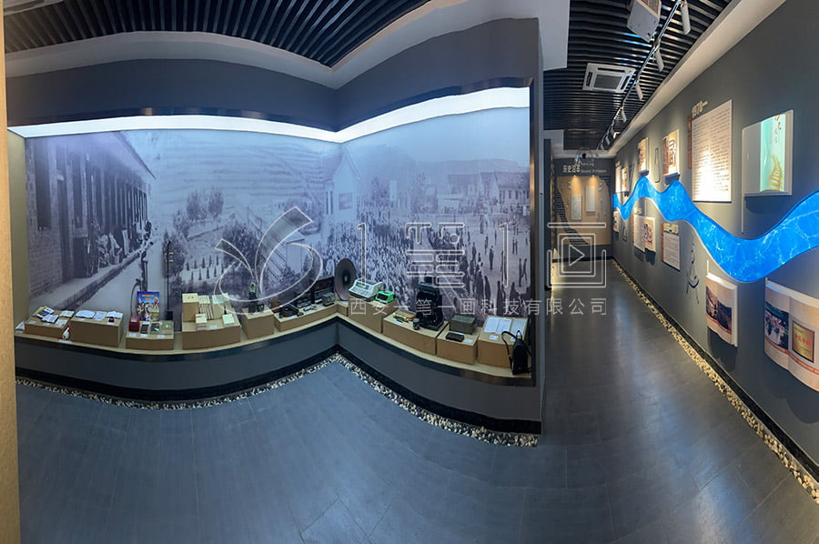 现代智慧教育展馆设计,创新校史展览馆建设方案,一笔一画多媒体展览馆设计公司