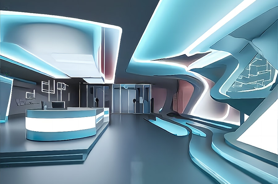 AI智能国企文化展馆设备供应商,多媒体互动展览馆设计,数字化智慧展馆建设