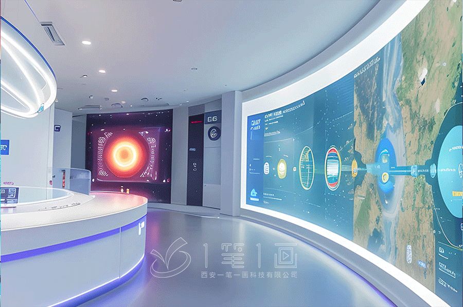 多媒体生物多样性保护展示馆平面图, 创新生态互动展馆, 多媒体展览馆设计公司