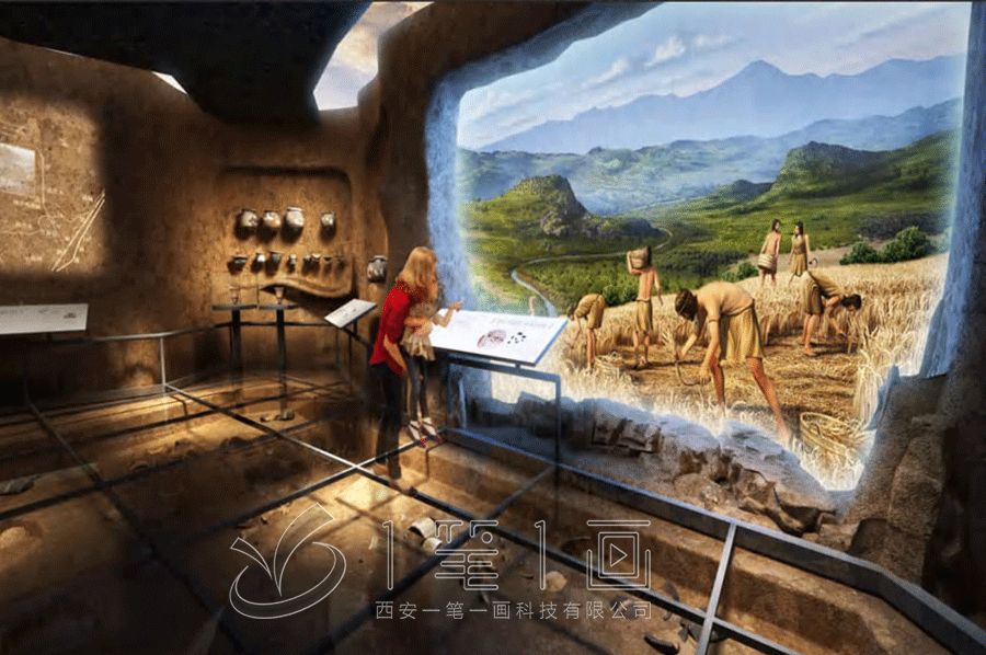 农业局展馆施工图,数字化农业展厅设计,农业科技展馆建设方案