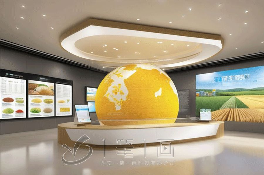 高科技农林牧渔馆解决方案,智能农业展厅设计,数字化农业展览馆建设
