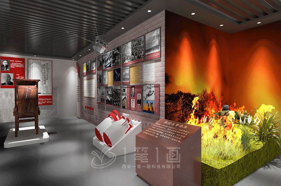 数字化党史展馆设计,互动沉浸式展览馆建设,智能多媒体展示设备