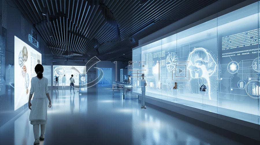 高科技医疗科普体验馆设计,现代医疗技术互动展示,创新医疗科普教育基地