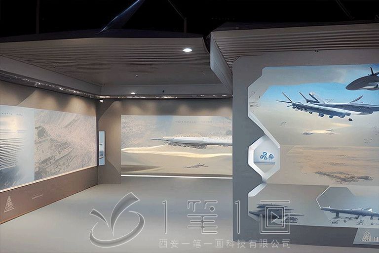 高科技国防文化基地设计, 军事互动展馆建设, 智能展厅设计公司