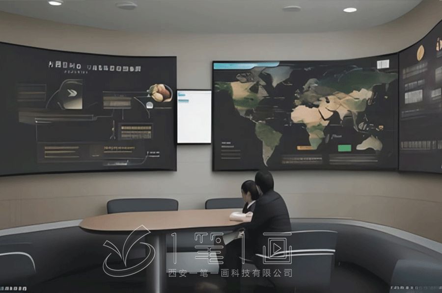 现代化农业科技体验馆施工图,智慧农业展厅设计,数字化农业展览馆建设