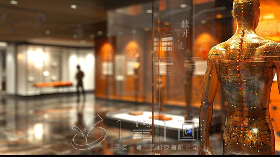 市中医药文化宣传教育基地设计方案，声光电中医药展厅设计建设施工拟案例