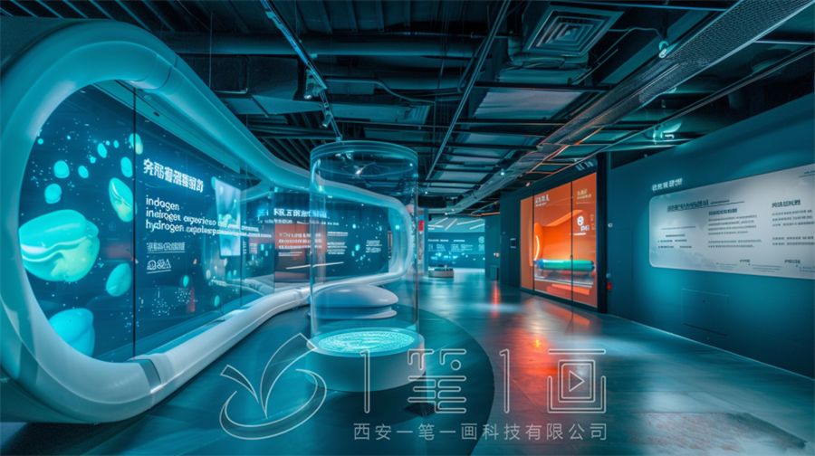 氢医学体验馆设计方案，多媒体氢医学展厅建设施工方案