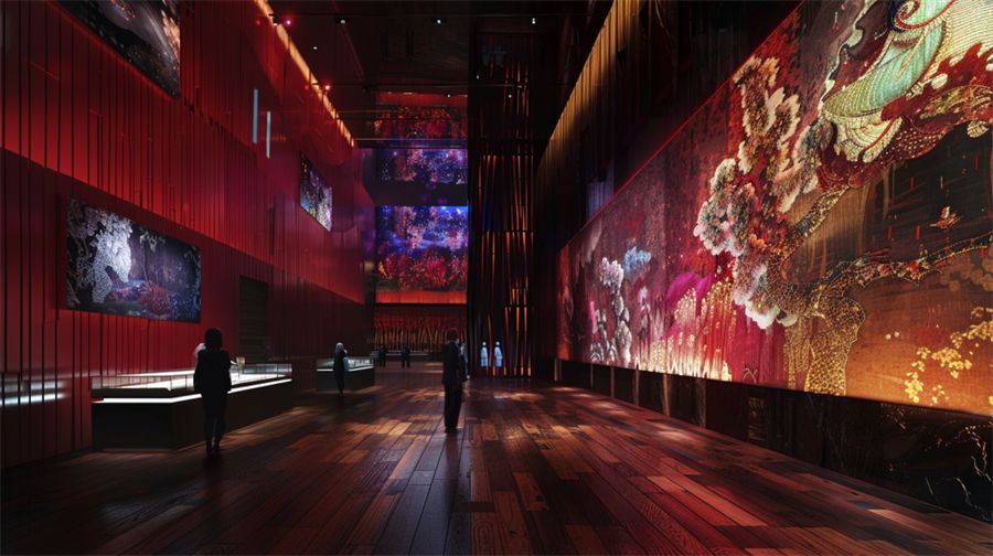 吕剧体验馆设计和非遗展示馆展厅设计方案，多媒体非遗文化体验馆建设方案
