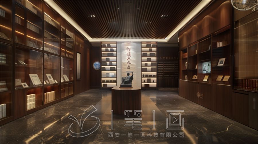 **纪念藏书馆展厅设计方案，多媒体互动展厅建设方案