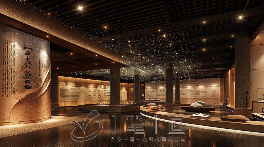 最新文化馆展厅设计方案，多媒体文化馆展厅建设施工公司