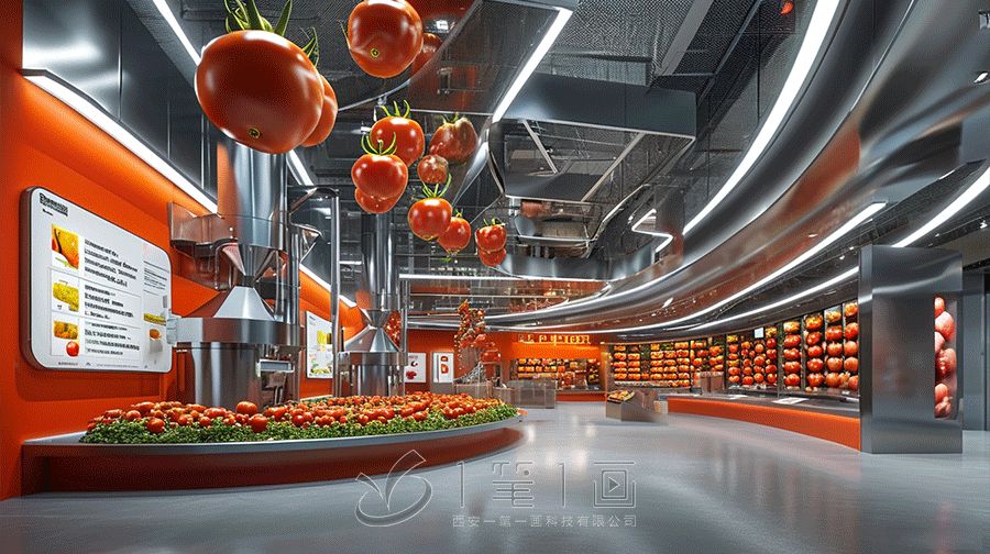 番茄展厅设计方案，多媒体番茄展厅建设方案